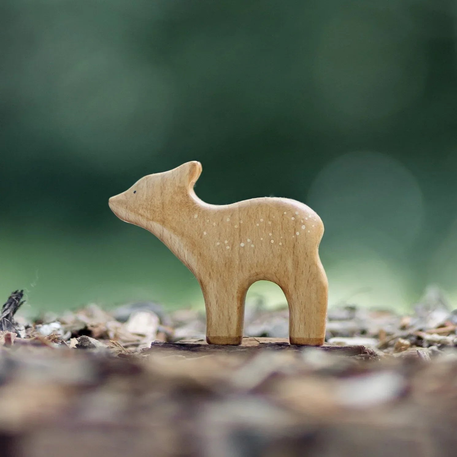 Wooden Deer Calf Waldorf Toy - BIG FRENCHIES
