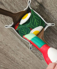 Felt Food Salad - Marine Vinyl Play Food - pretend play - build your own salad - play kitchen - realistic toy Food - gift for teachers - BIG FRENCHIES