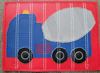 Cement Truck Stick Puzzle - toddler quiet book page- Seven Pieces - motor skills - classroom - educational - Busy Bag - Activity Bag - BIG FRENCHIES