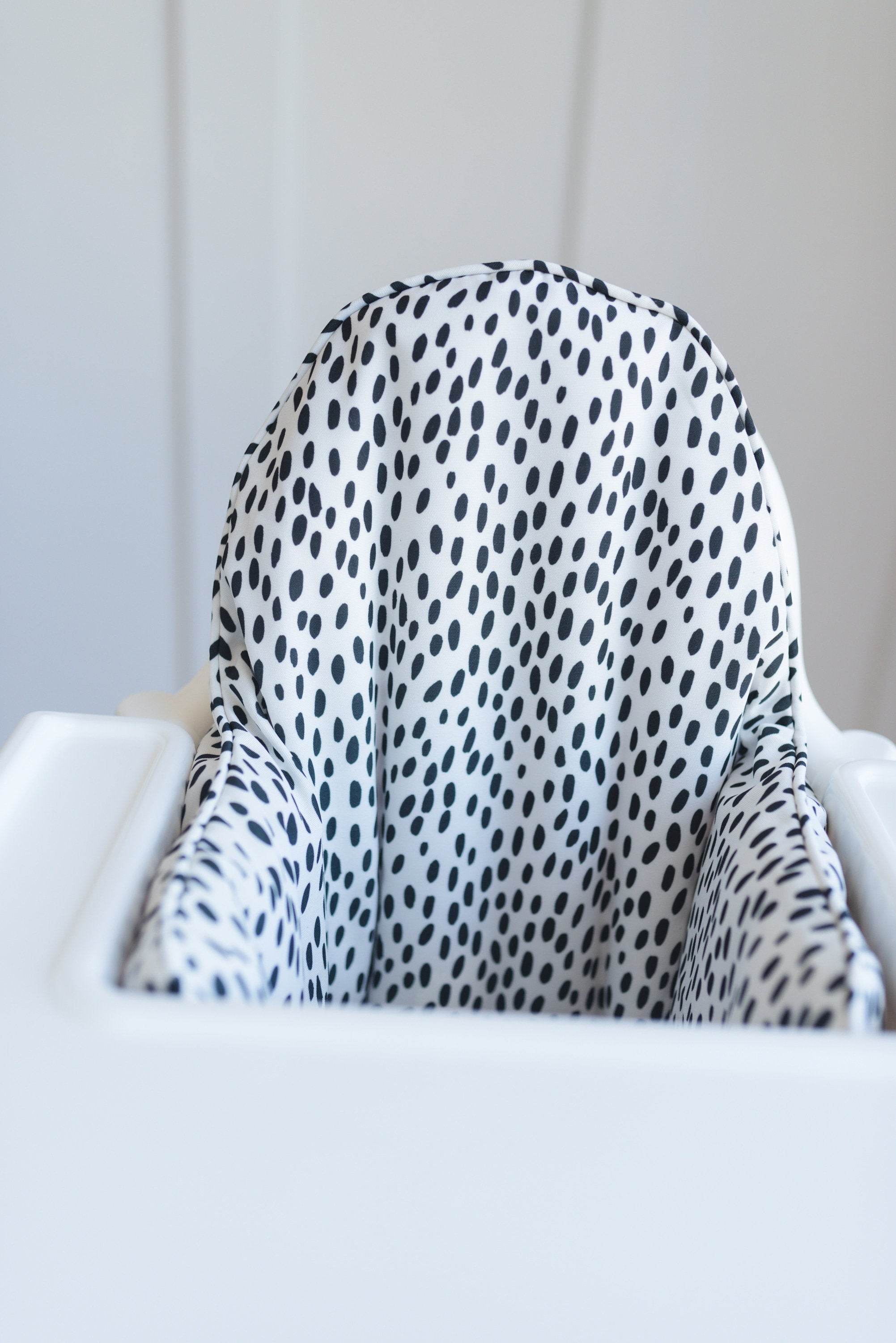 White & Black Dots IKEA Antilop Cushion Cover