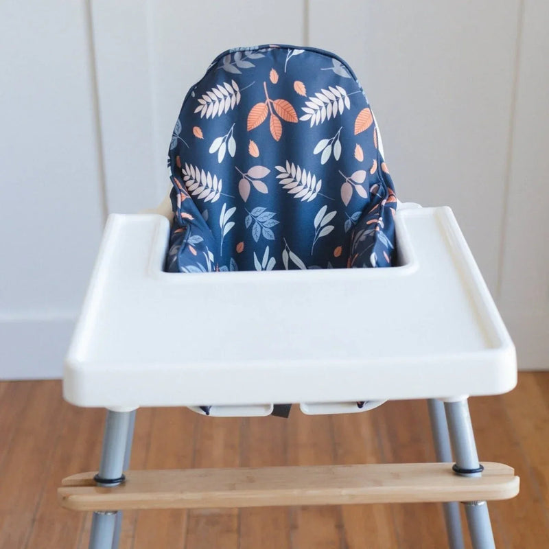 Navy Leaves IKEA Antilop Cushion Cover - BIG FRENCHIES