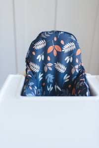 Navy Leaves IKEA Antilop Cushion Cover