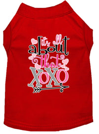 Pet Shirt "All About That XOXO"