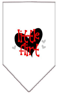 Pet and Dog Bandana Screen Printed, "Little Flirt"