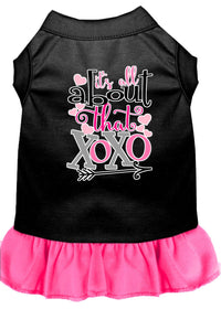Pet Dress Screen Printed, "All About That XOXO"