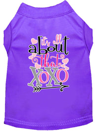 Pet Shirt "All About That XOXO"