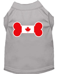 Pet Shirt "Bone Shaped Canadian Flag"