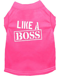 Pet Shirt "Like A Boss"