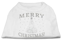 Christmas Screenprinted Dog Shirt, "Shimmer Christmas Tree"