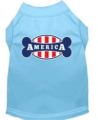 Pet Dog & Cat Shirt Screen Printed, "Bonely In America"