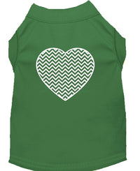 Pet Shirt "Chevron Heart"