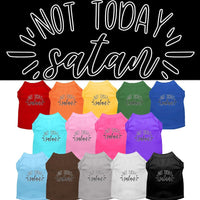 Pet Shirt "Not Today Satan"