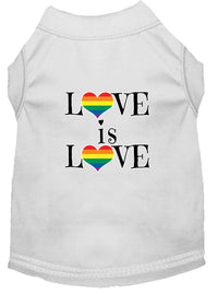 Pet Shirt "Love Is Love"