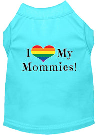 Pet Shirt "I Heart My Mommies"