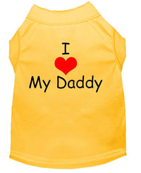 Pet Shirt "I Love My Daddy"