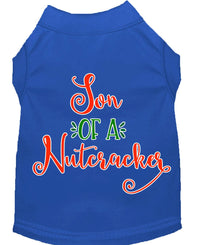 Christmas Pet Dog & Cat Shirt Screen Printed, "Son Of A Nutcracker"