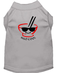 Pet Dog & Cat Shirt Screen Printed, "Miso Cool"