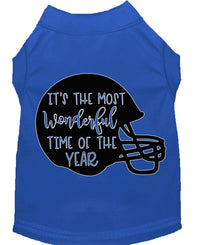Pet Shirt "It's The Most Wonderful Time Of The Year (Football)"