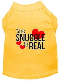 Pet Shirt "The Snuggle Is Real"