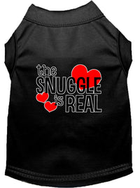 Pet Shirt "The Snuggle Is Real"