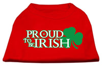 Pet Shirt "Proud To Be Irish"