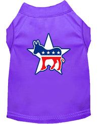 Pet Dog & Cat Shirt Screen Printed, "Democrat"