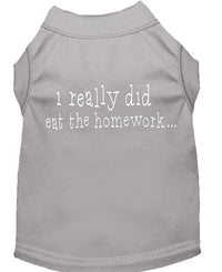 Pet Shirt "I Really Did Eat The Homework"