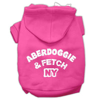 Pet Hoodie "Aberdoggie & Fetch NY"