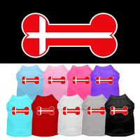 Pet Shirt "Bone Flag Denmark"