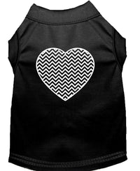 Pet Shirt "Chevron Heart"