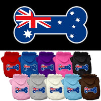Pet Hoodie "Bone Shaped Australian Flag"