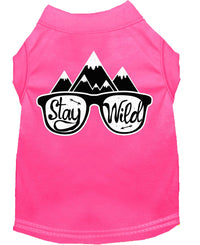 Pet Shirt  "Stay Wild"