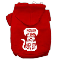 Pet Hoodie "I'm Actually A Person Trapped In A Dog's Body"
