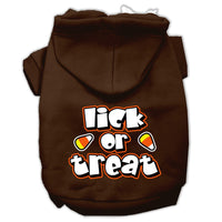 Halloween Pet Hoodie "Lick or Treat"