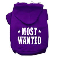 Pet Hoodie "Most Wanted"