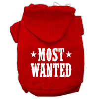 Pet Hoodie "Most Wanted"