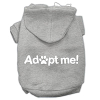 Pet Hoodie Screen Print "Adopt Me"