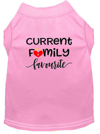 Pet Shirt "Current Family Favorite"