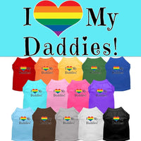 Pet Shirt "I Heart My Daddies"