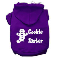 Christmas Pet Hoodie Screen Printed, "Cookie Taster"