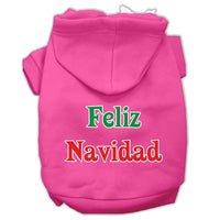 Christmas Pet Hoodie "Feliz Navidad"