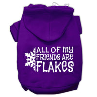 Christmas Pet Hoodie "All Of My Friends Are Flakes"