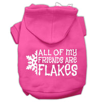 Christmas Pet Hoodie "All Of My Friends Are Flakes"