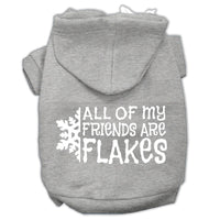 Christmas Pet Hoodie "All Of My Friends Are Flakes"