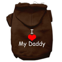 Pet Hoodie "I Love My Daddy"