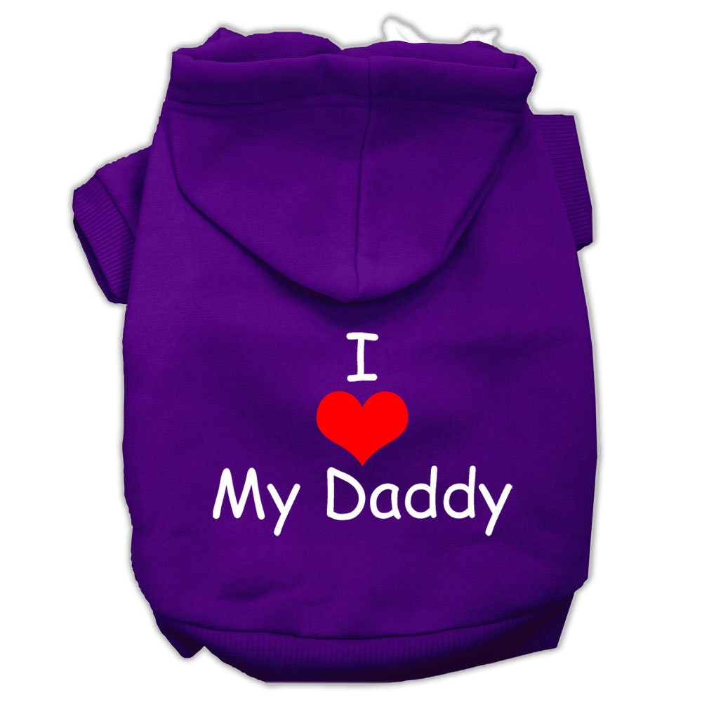 Pet Hoodie "I Love My Daddy"