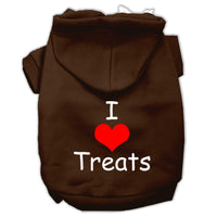 Pet Hoodie "I Love Treats"