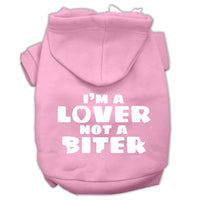Pet Hoodie "I'm A Lover, Not A Biter"