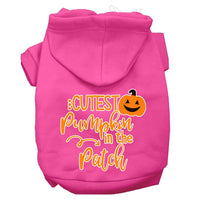 Halloween Pet Hoodie "Cutest Pumpkin In The Patch"