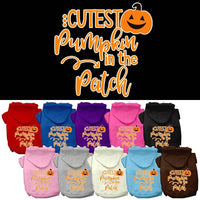 Halloween Pet Hoodie "Cutest Pumpkin In The Patch"